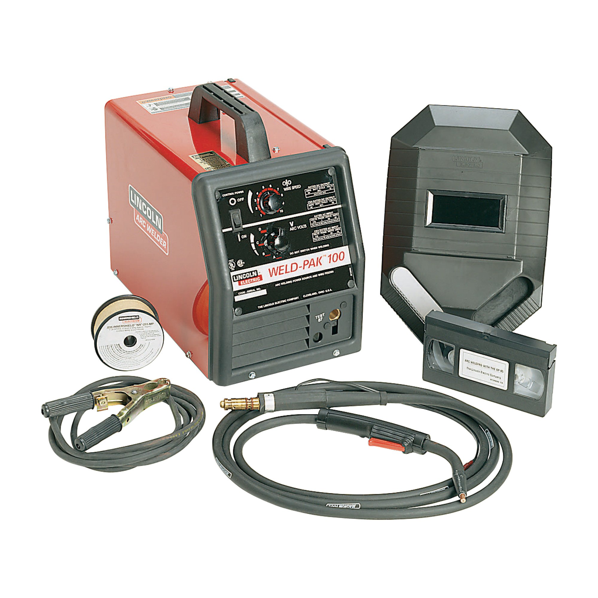 Lincoln Electric 115 WELD-PAKT Wire-Feed Welder — 100 Amp, Model# K587-1